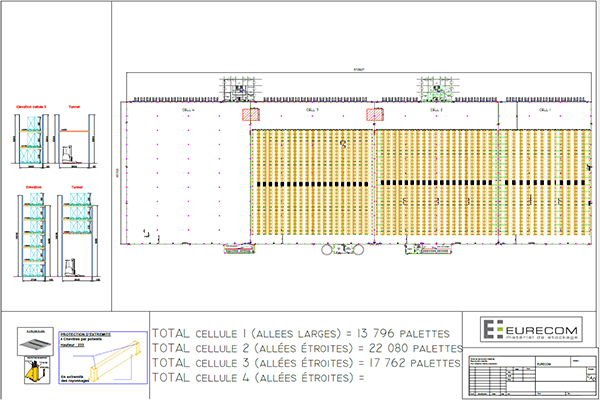 Chaque cm2 de stockage compte en intralogistique